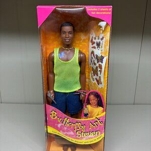 Barbie Butterfly Art Steven African American Male Doll 1998 NIB Mattel 22996 New
